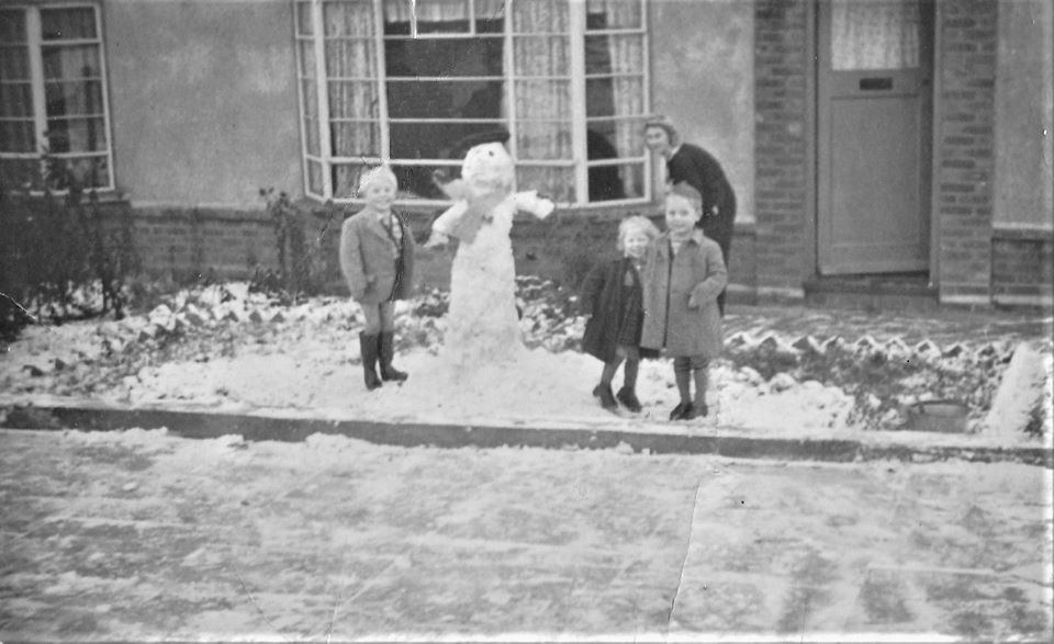 The Winter of 1951 - Wise Lane, Mill Hill, NW7